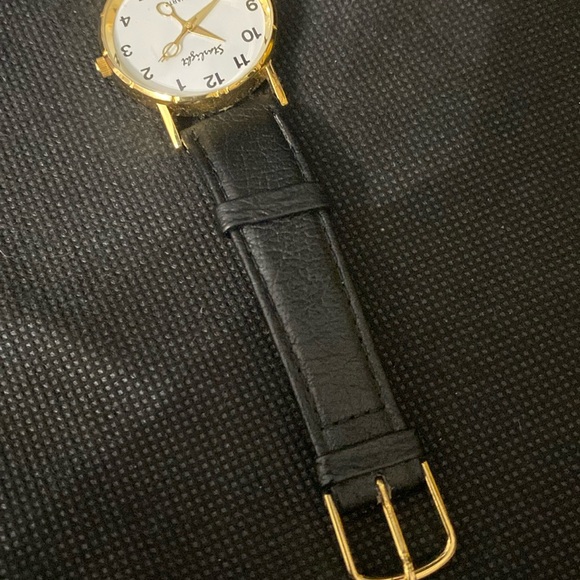 Vintage Starlight unisex Hair dresser Shears watch genuine leather Band - used - Picture 7 of 9